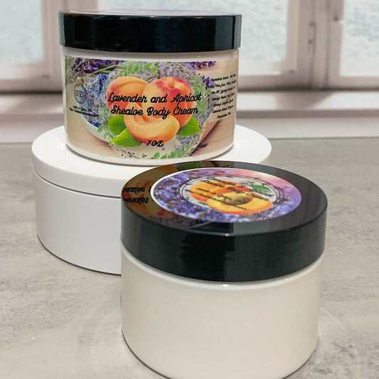 Lavender and Apricot Emulsified Shealoe Body Cream