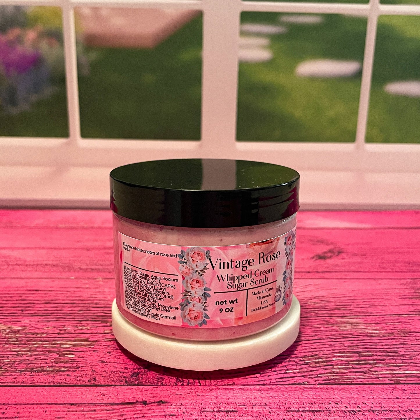 Vintage Rose Whipped Cream Sugar Scrub *NEW AND IMPROVED RECIPE*