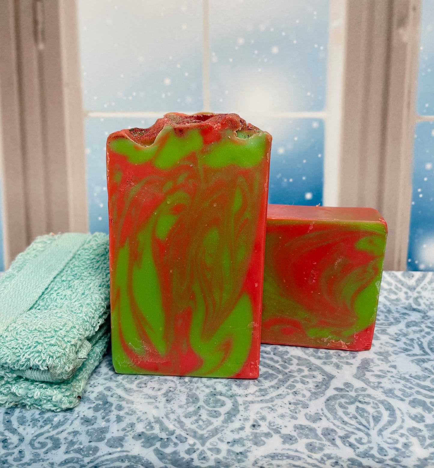 Holly Berry Handmade Soap