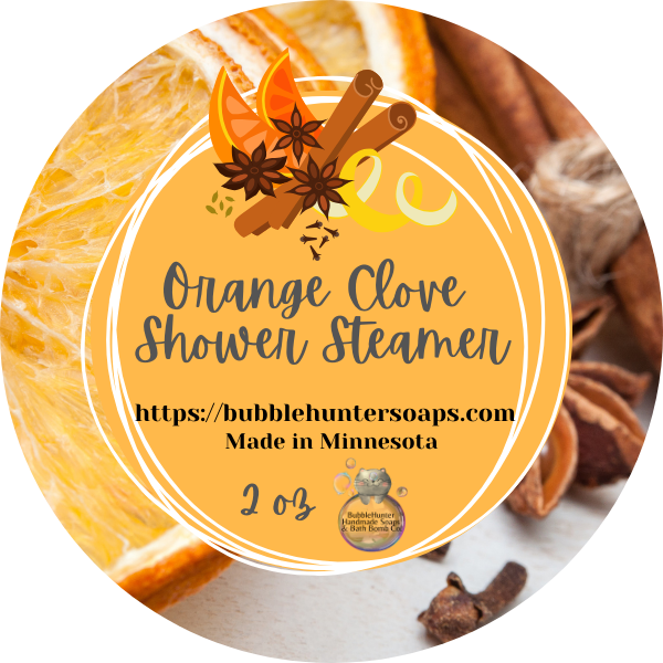 Orange Clove Menthol Handmade Shower Soother